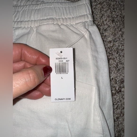 Old Navy Utility Blend Linen Shorts 3.5 inch inseam - Picture 3 of 5